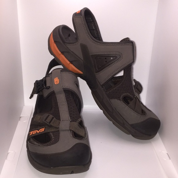 Teva Itunda 4140 Men’s Sandals Closed Toe Water Shoes Turkish Coffee Siz… - Picture 12 of 15